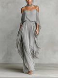 Conjunto Isabela Gris Fluido