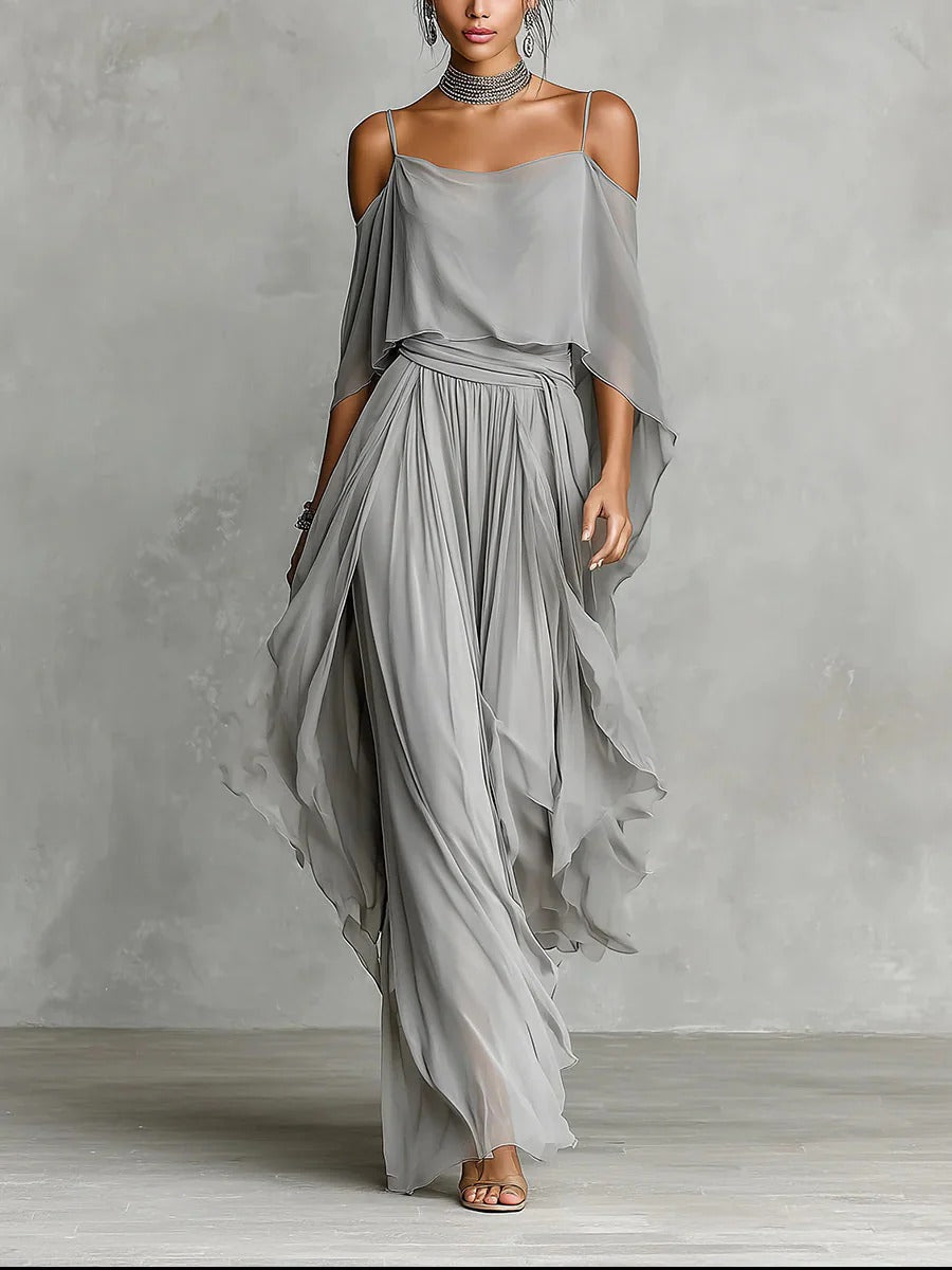 Conjunto Isabela Gris Fluido
