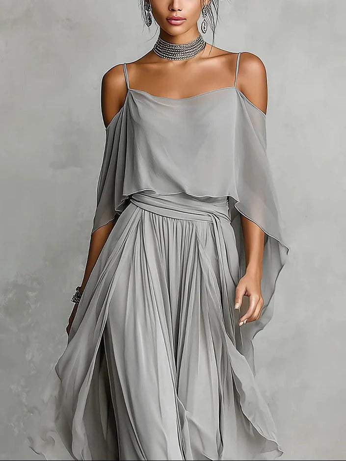 Conjunto Isabela Gris Fluido