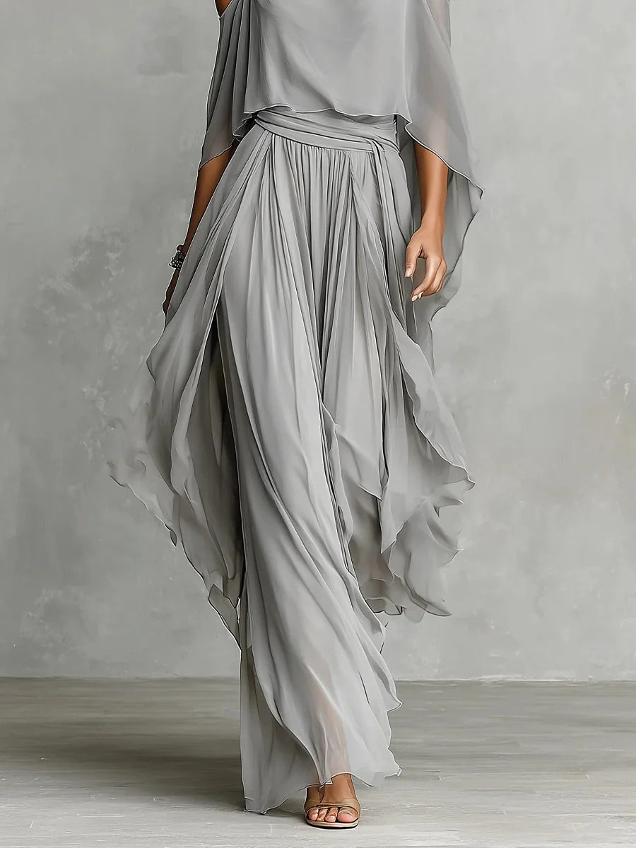 Conjunto Isabela Gris Fluido