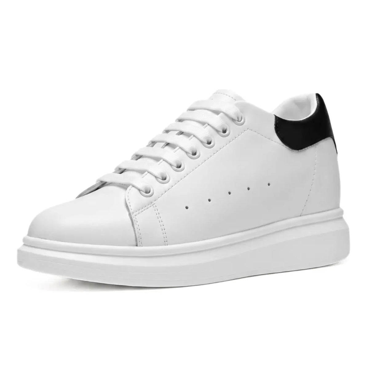 Élite — Tenis Blancos con Alza 8 cm