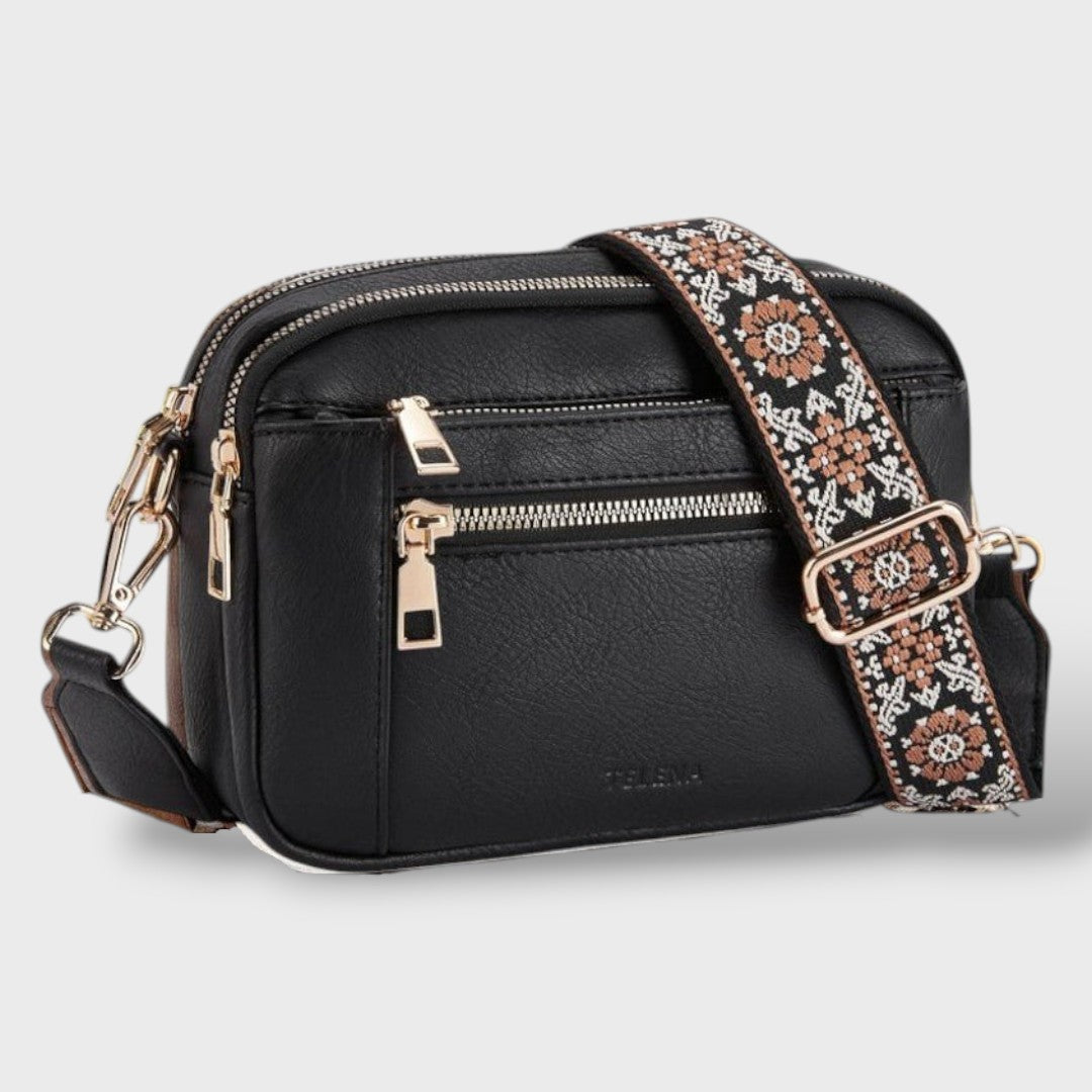Bolsa de Hombro Elegante de Cuero Sintético Moon