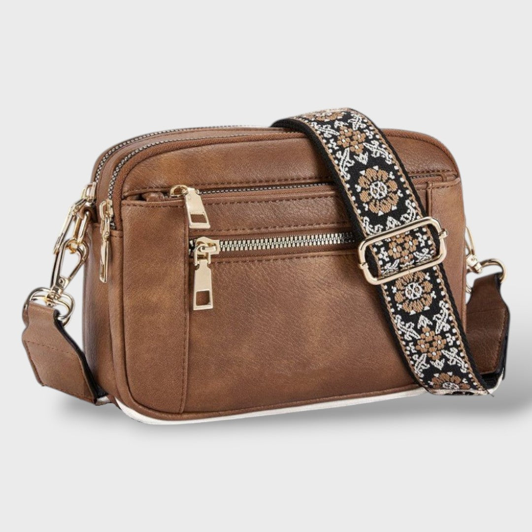 Bolsa de Hombro Elegante de Cuero Sintético Moon