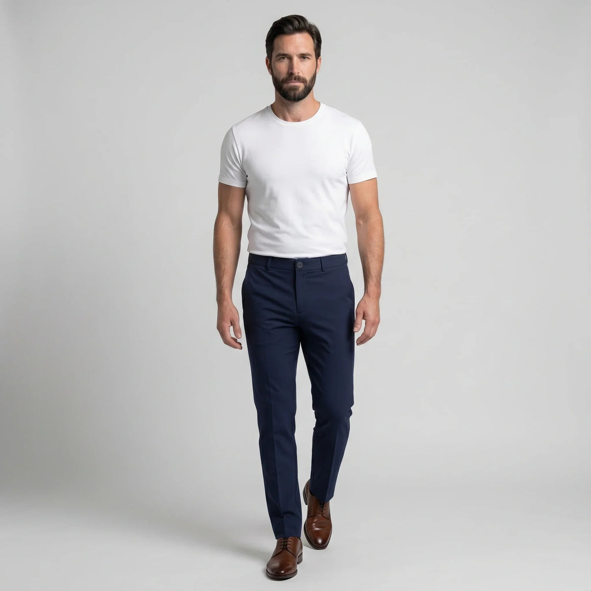 Pantalón Extensible MorphoFit™ — Antiarrugas y Ultra Cómodo