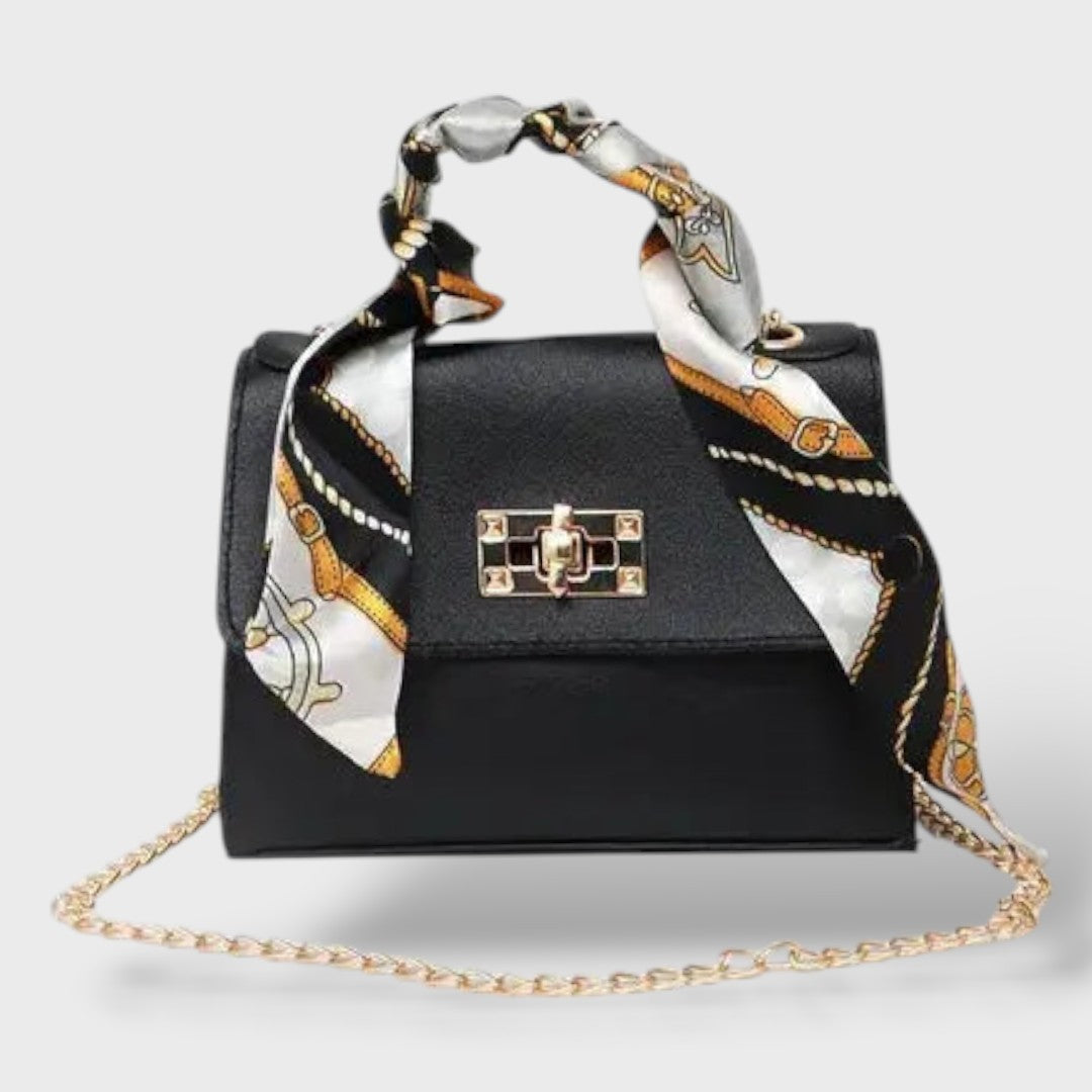Elegante bolsa de cuero para damas