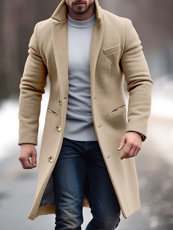 Robert Abrigo Largo de Invierno Hombre