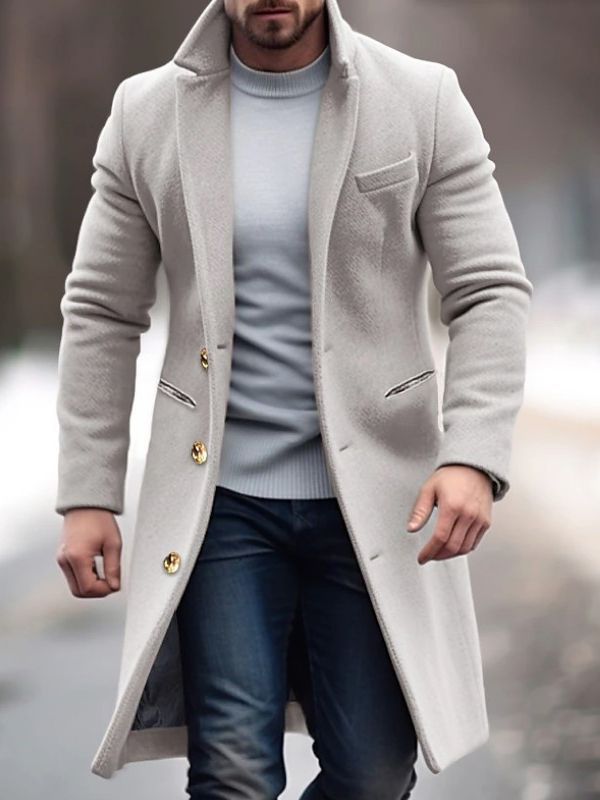Robert Abrigo Largo de Invierno Hombre