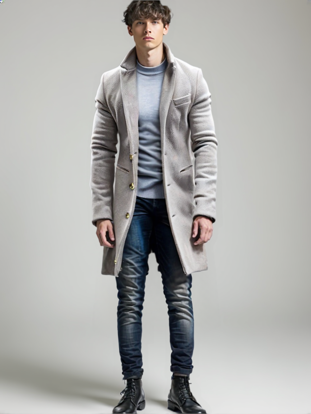 Cris Abrigo de Invierno Hombre – Abrigador, Cómodo y Elegante