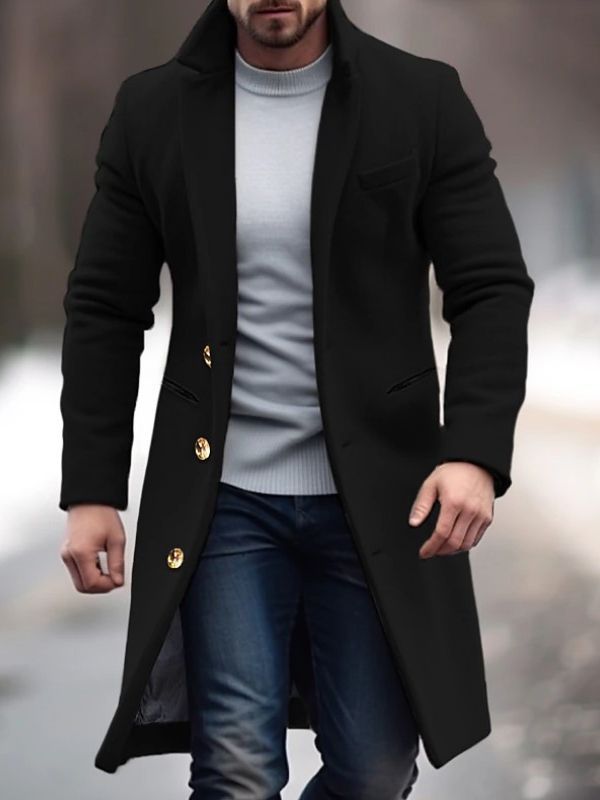Robert Abrigo Largo de Invierno Hombre
