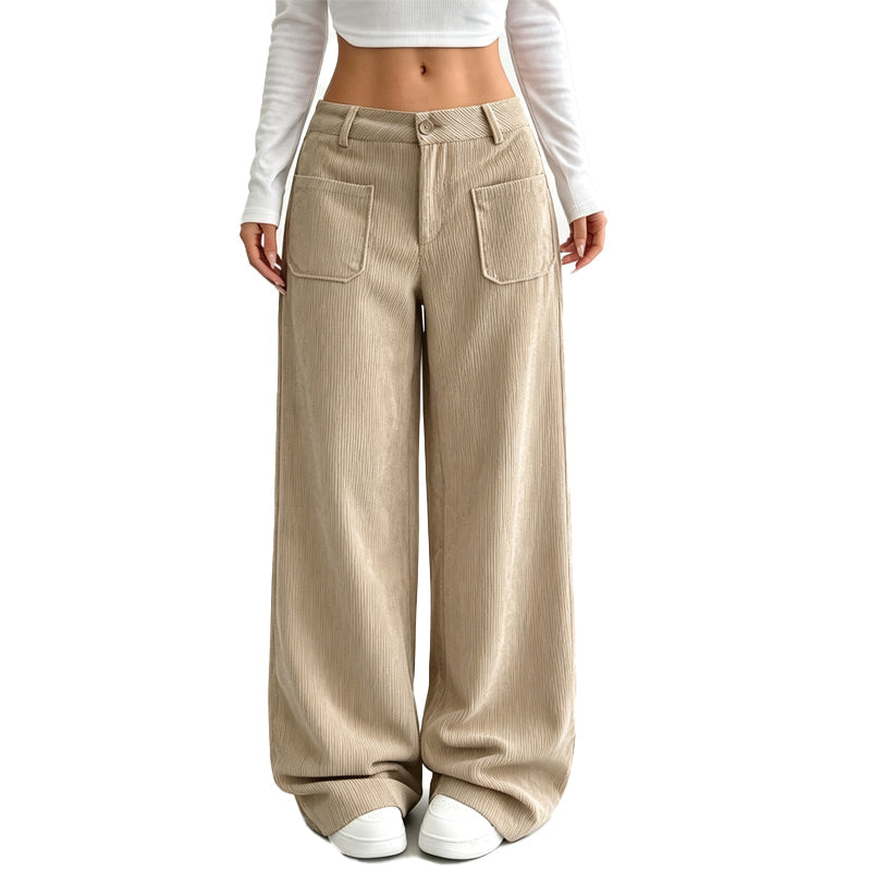 Pantalón Ancho Relajado para Mujer