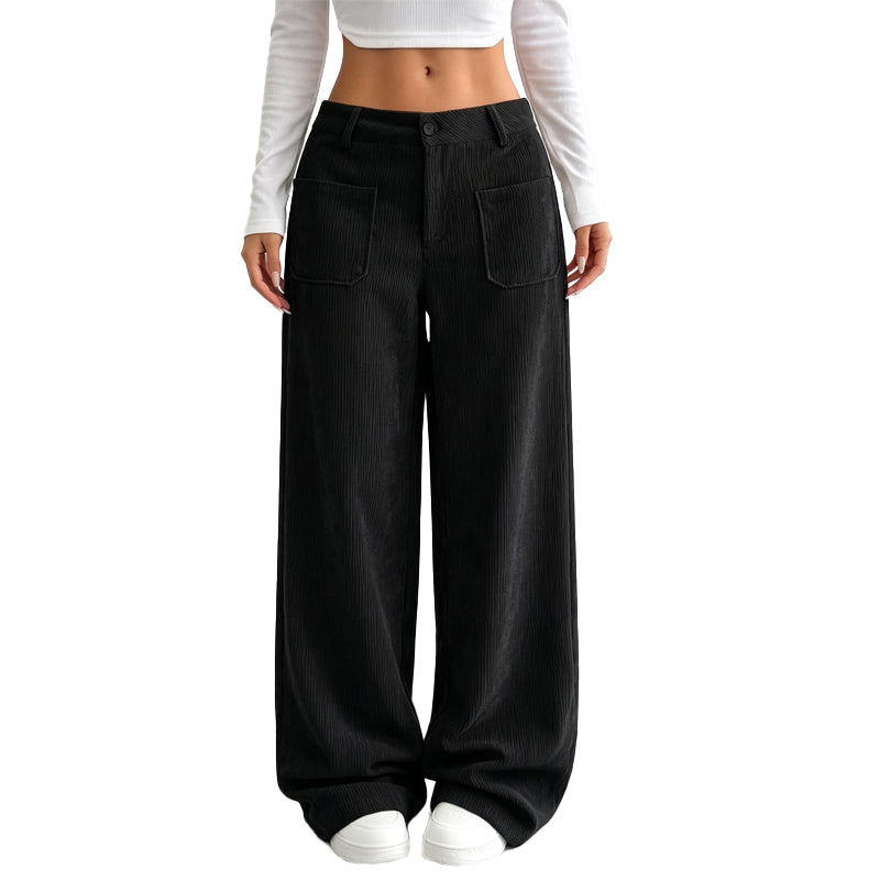 Pantalón Ancho Relajado para Mujer