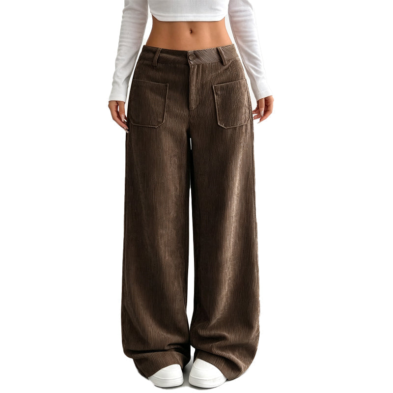 Pantalón Ancho Relajado para Mujer