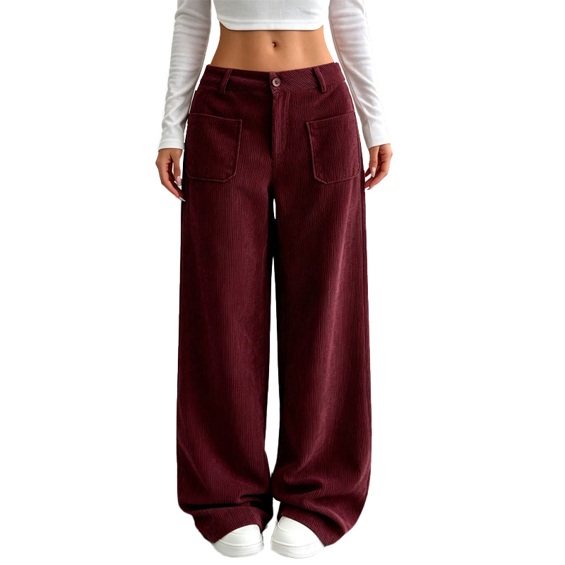 Pantalón Ancho Relajado para Mujer