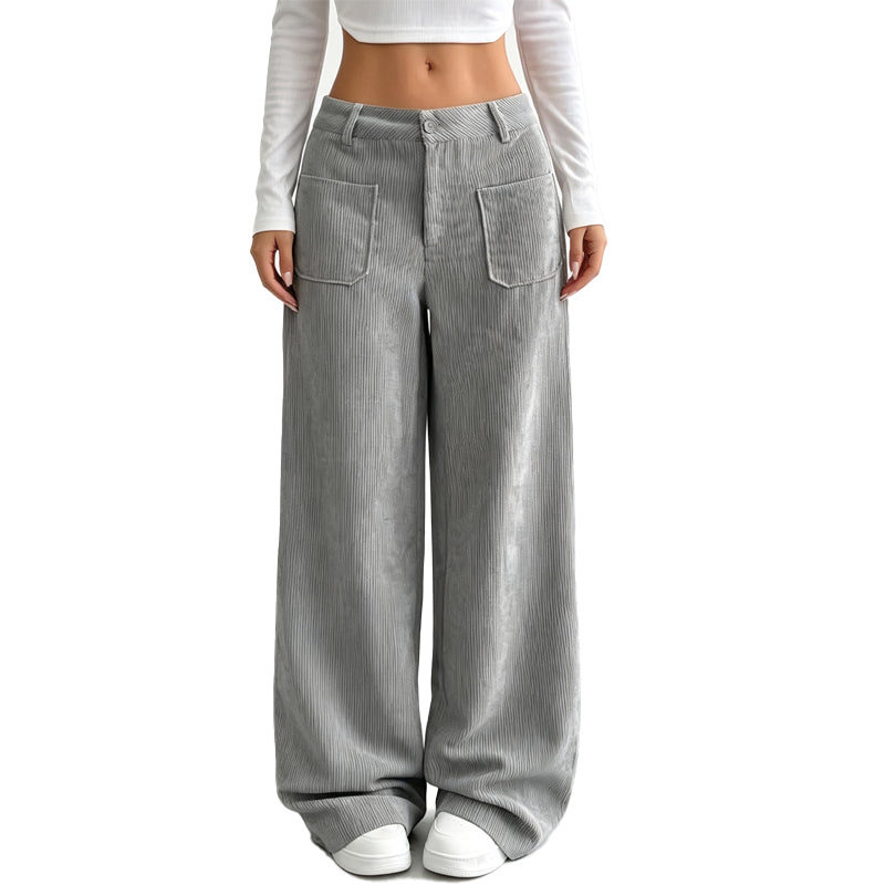 Pantalón Ancho Relajado para Mujer
