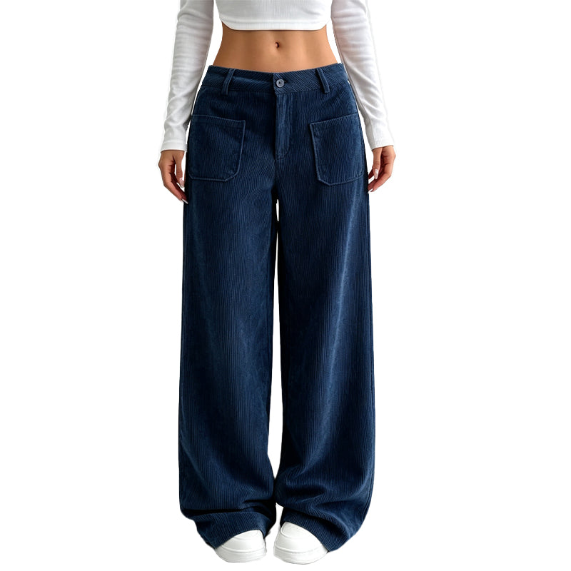 Pantalón Ancho Relajado para Mujer
