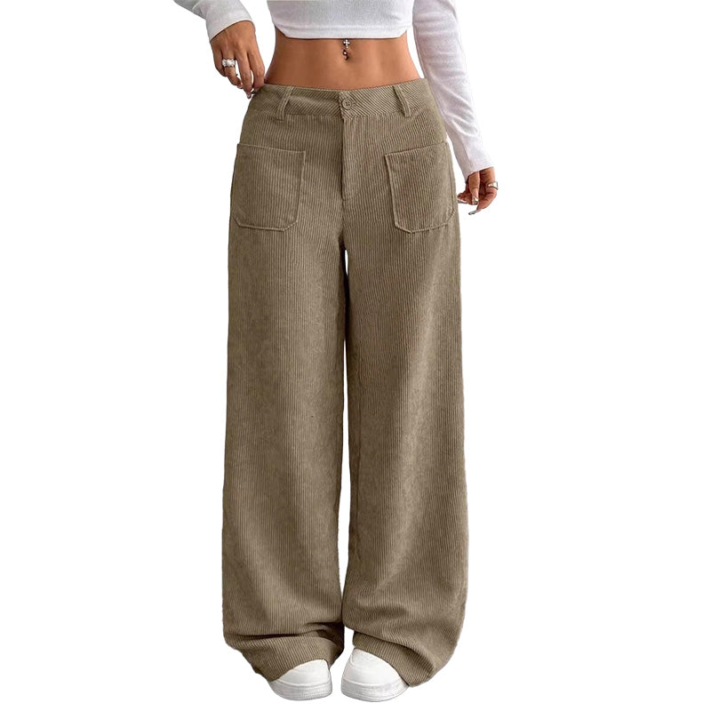 Pantalón Ancho Relajado para Mujer