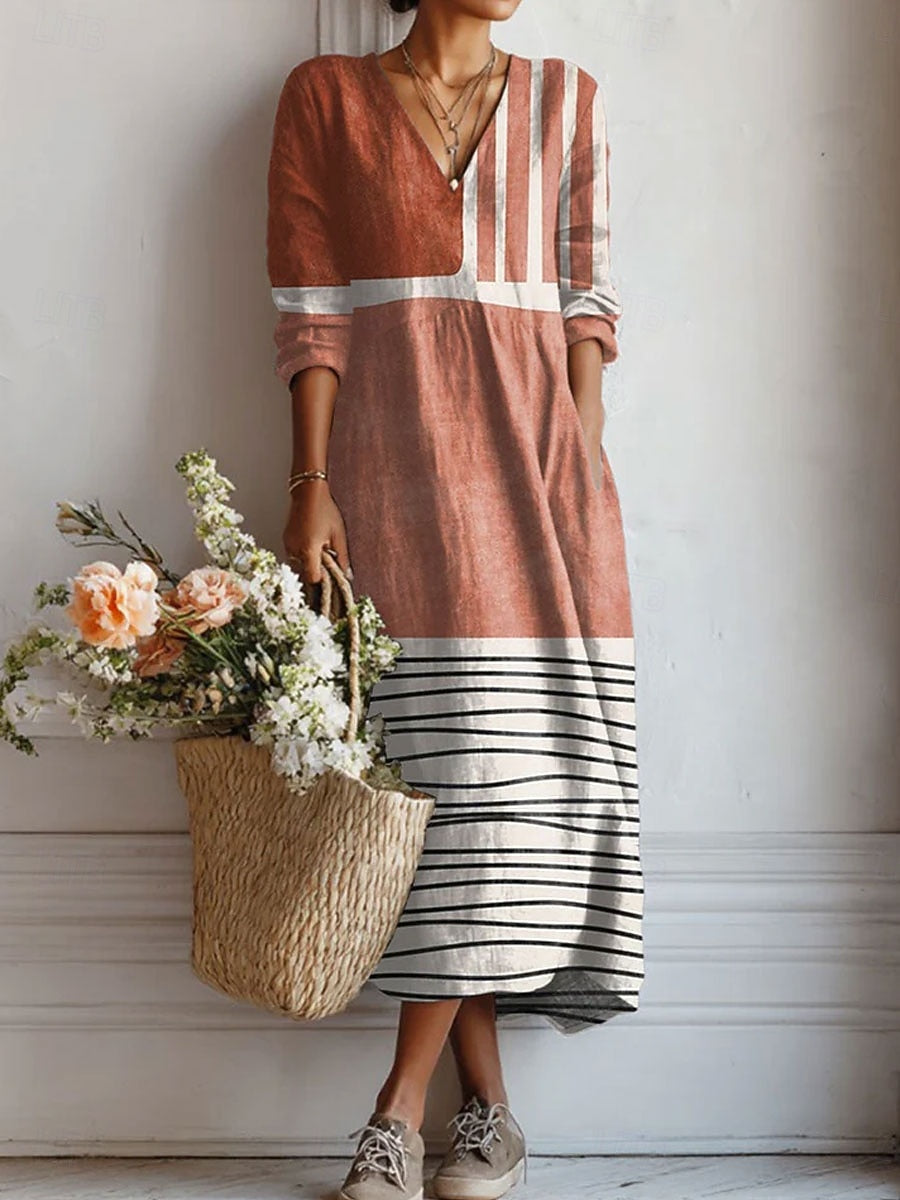 Vestido Largo Bohemio Fluido