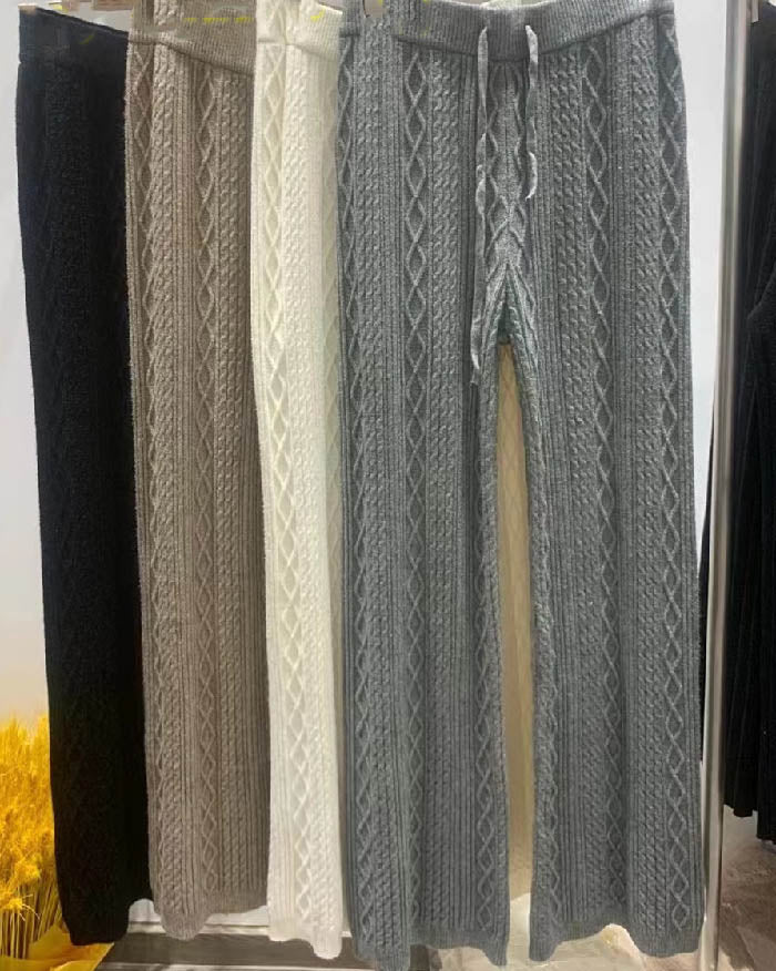 Aurelia Pantalón Tejido Tiro Alto